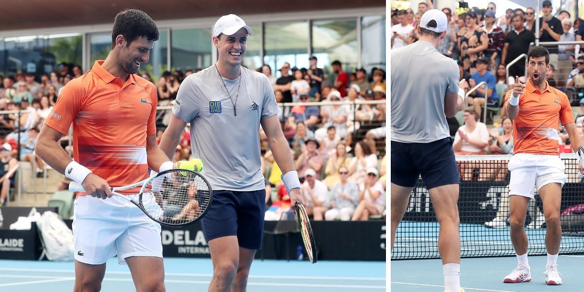 Novak Djokovic receives warm welcome from fans for his first match in Australia 