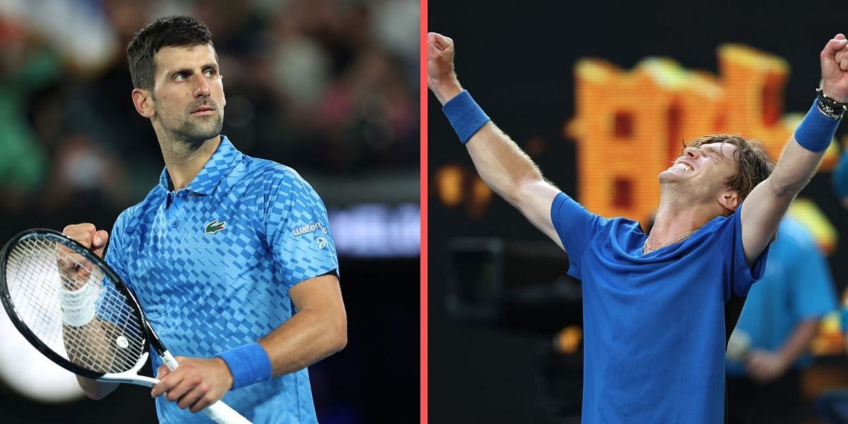 Novak Djokovic and Andrey Rublev qualified for the Australian Open quarterfinals