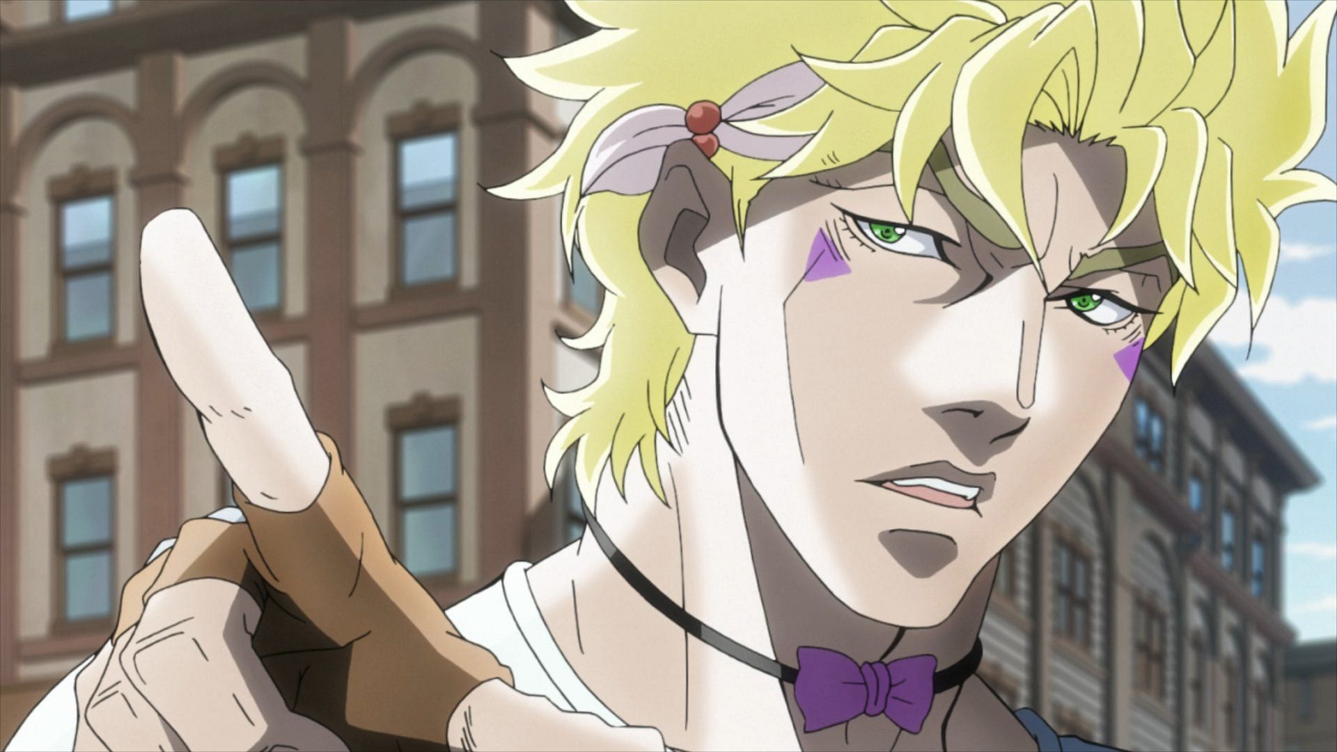 Caesar as seen in the Battle Tendency anime series (Image via David Productions)