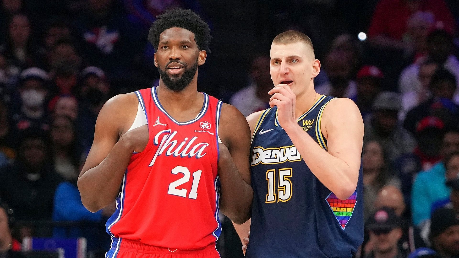 NBA stars Joel Embiid and Nikola Jokic