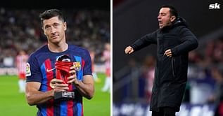 "It is important to win without him" - Barcelona manager Xavi analyses game against Atletico Madrid and comments on the absence of Lewandowski
