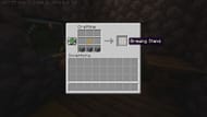 The crafting recipe of brewing stands in Minecraft (Image via Mojang)