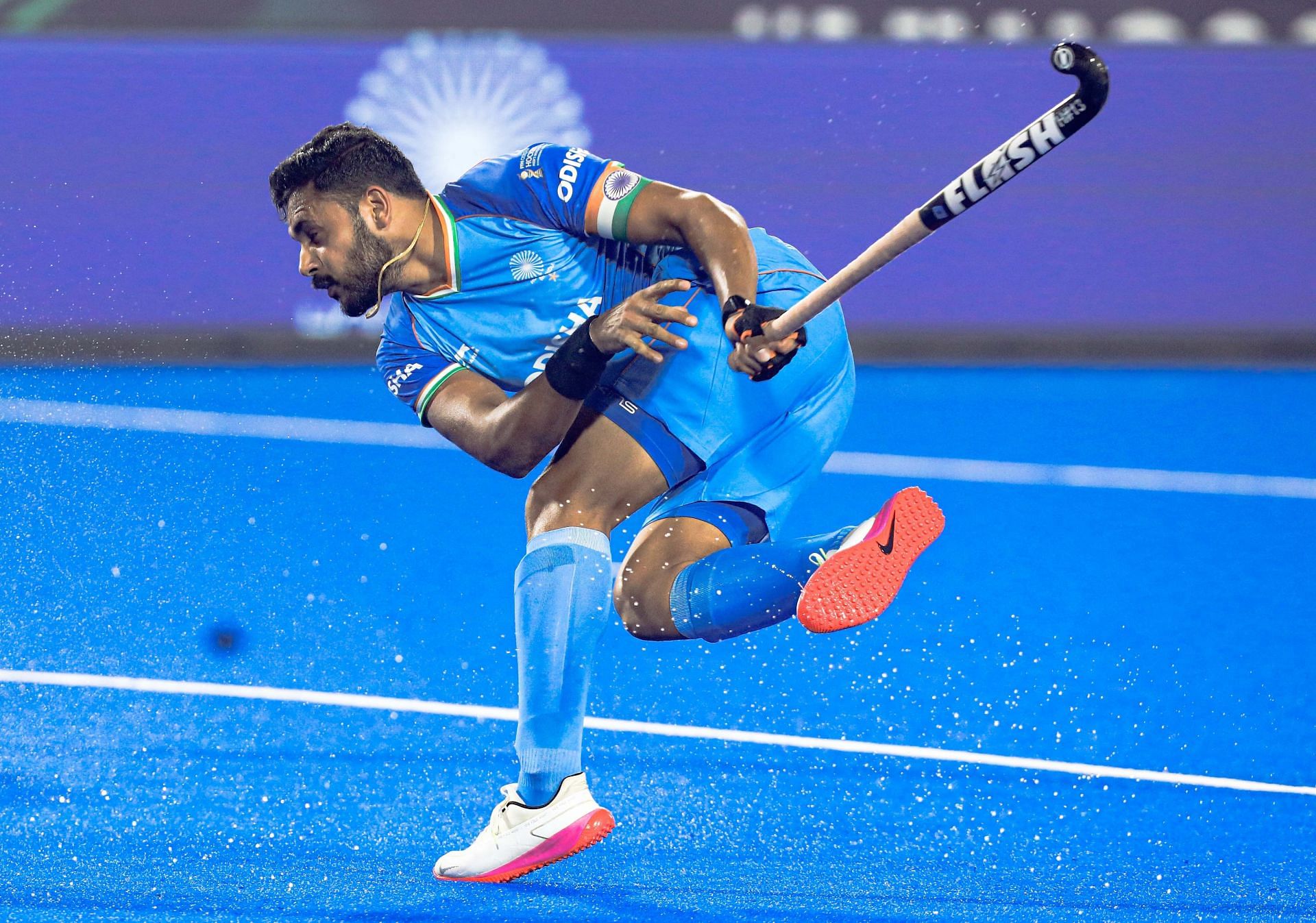 Harmanpreet Singh scored a brace in the Hockey World Cup game vs. Japan