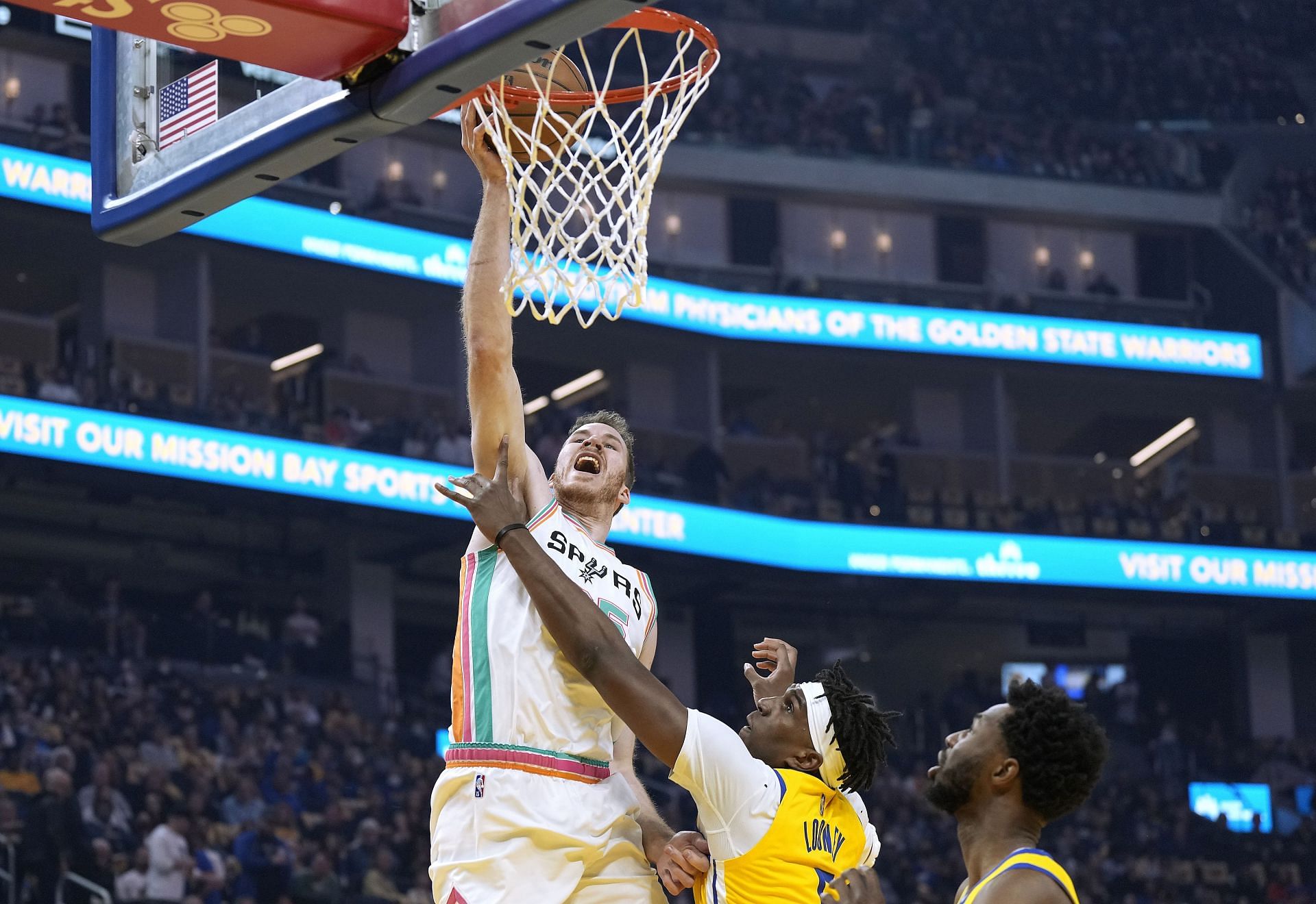 Jakob Poeltl of the San Antonio Spurs