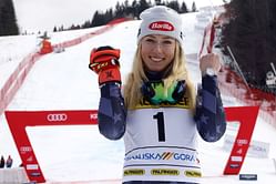 American skier Mikaela Shiffrin ties Lindsey Vonn's World Cup wins record for women