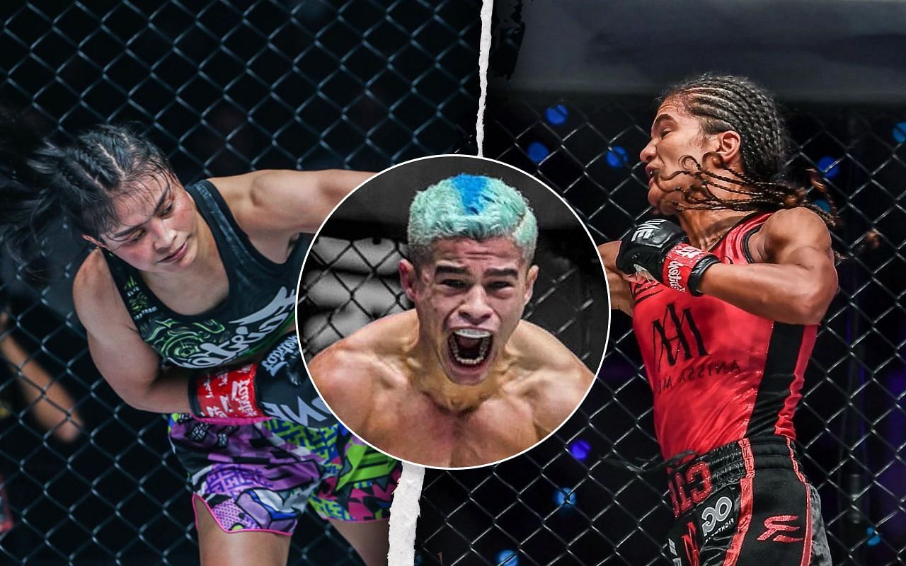 [Photo Credit: ONE Championship] Fabricio Andrade, Stamp Fairtex, Anissa Meksen