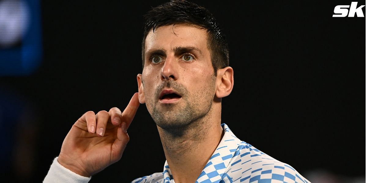 Novak Djokovic has reached his 10th final at the Australian Open