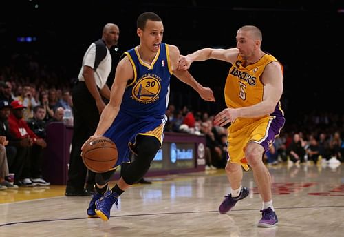 Stephen Curry's hair was short and simple during his early years in the league.