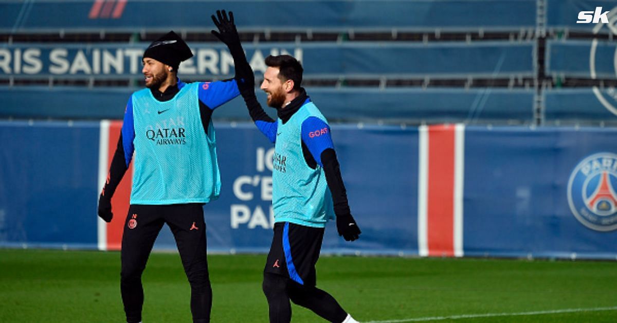 Neymar and Messi combined to produce a genius move in PSG training