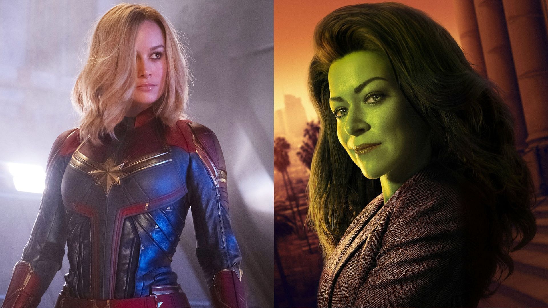 She-Hulk and Captain Marvel (Image via Marvel)