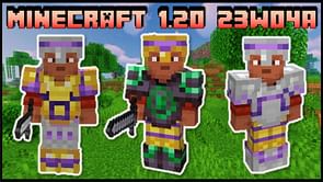 What are smithing templates in Minecraft snapshot 23w04a?