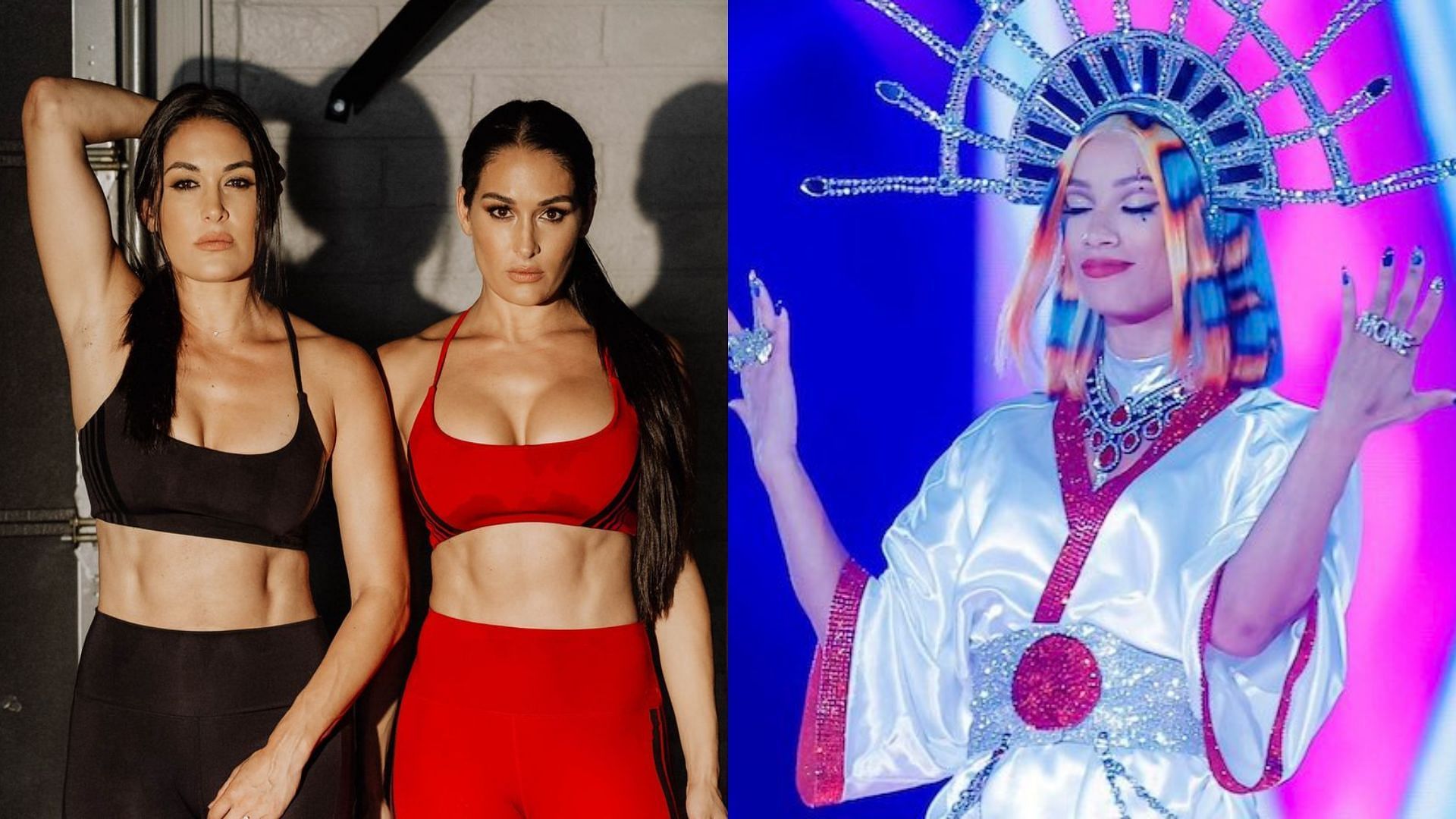 The Bella Twins reacted to Mercedes Mone