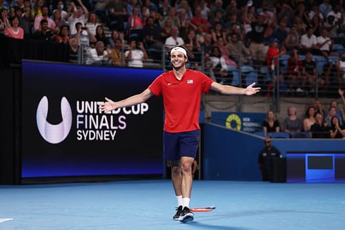 Taylor Fritz at the 2023 United Cup.