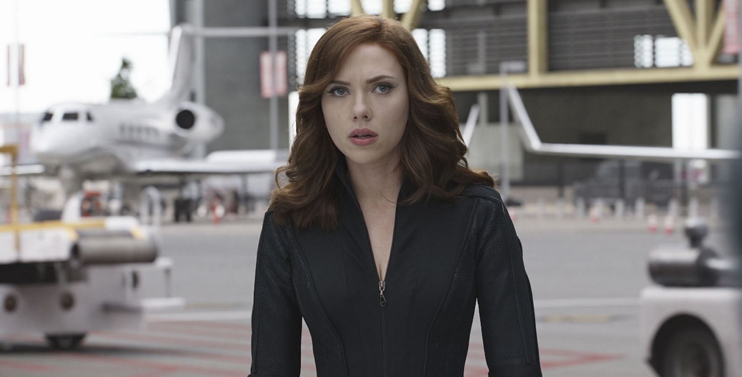 Black Widow breaking stereotypes as a strong and capable woman in the MCU (Image via Marvel Studios)