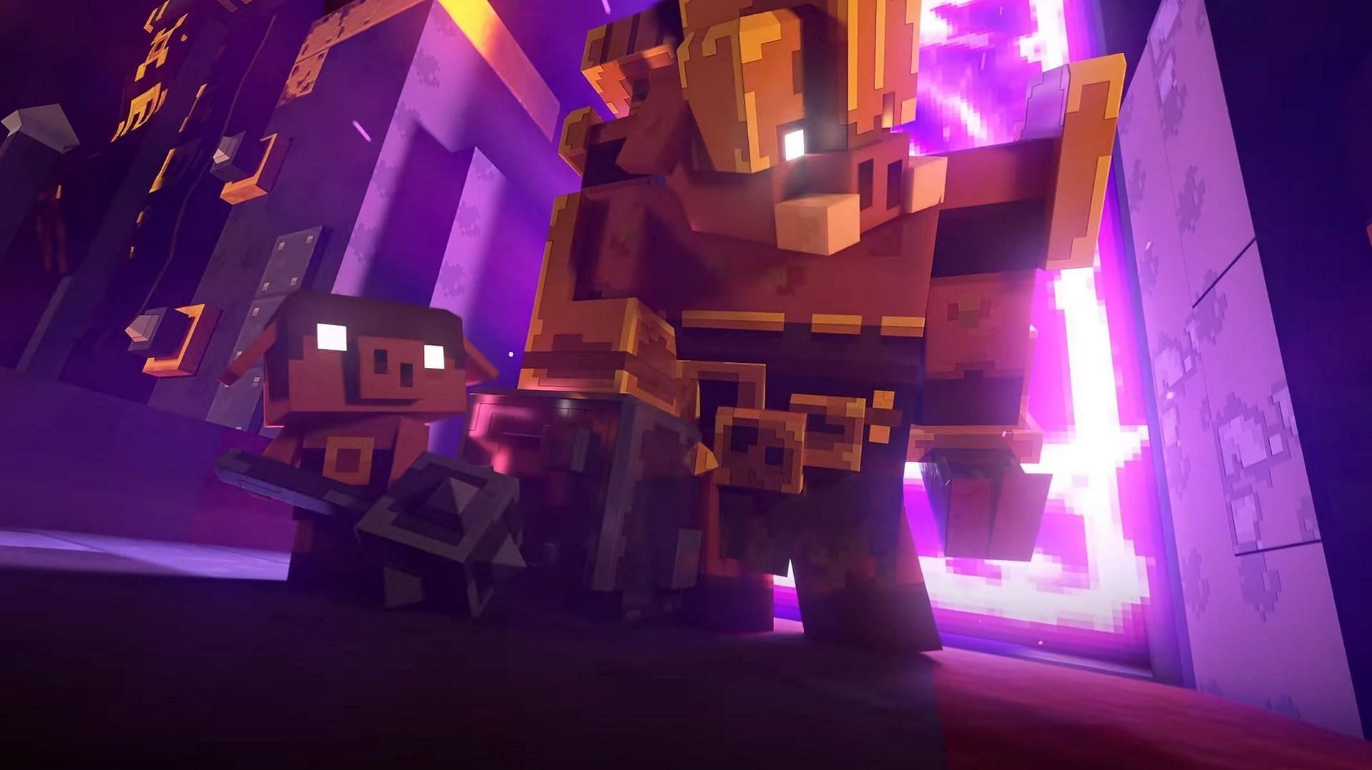 The piglin armies are ready for war in Minecraft Legends (Image via Mojang)