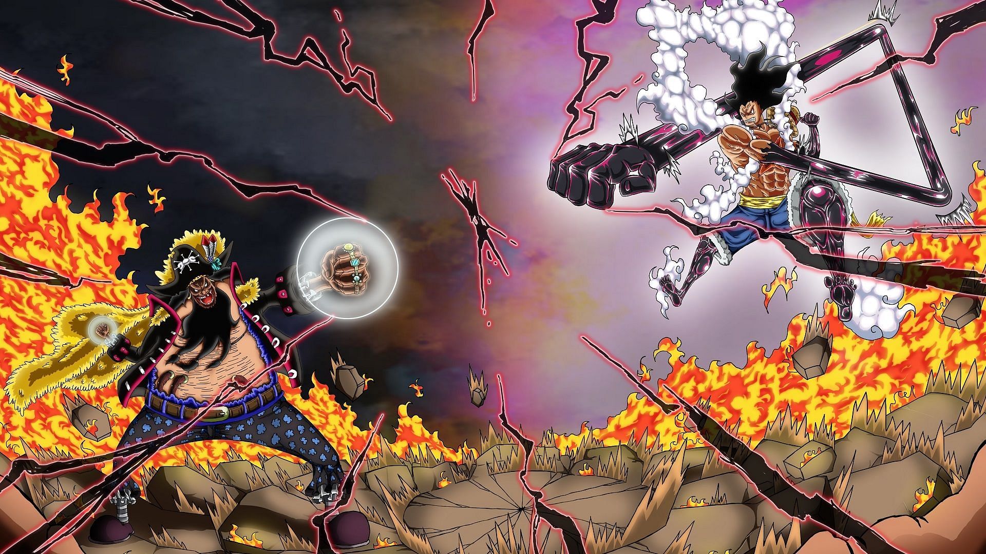 The battle between Luffy and Blackbeard will be one of the key events of One Piece