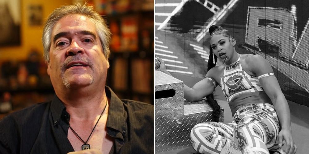 Former WWE writer Vince Russo and Bianca Belair