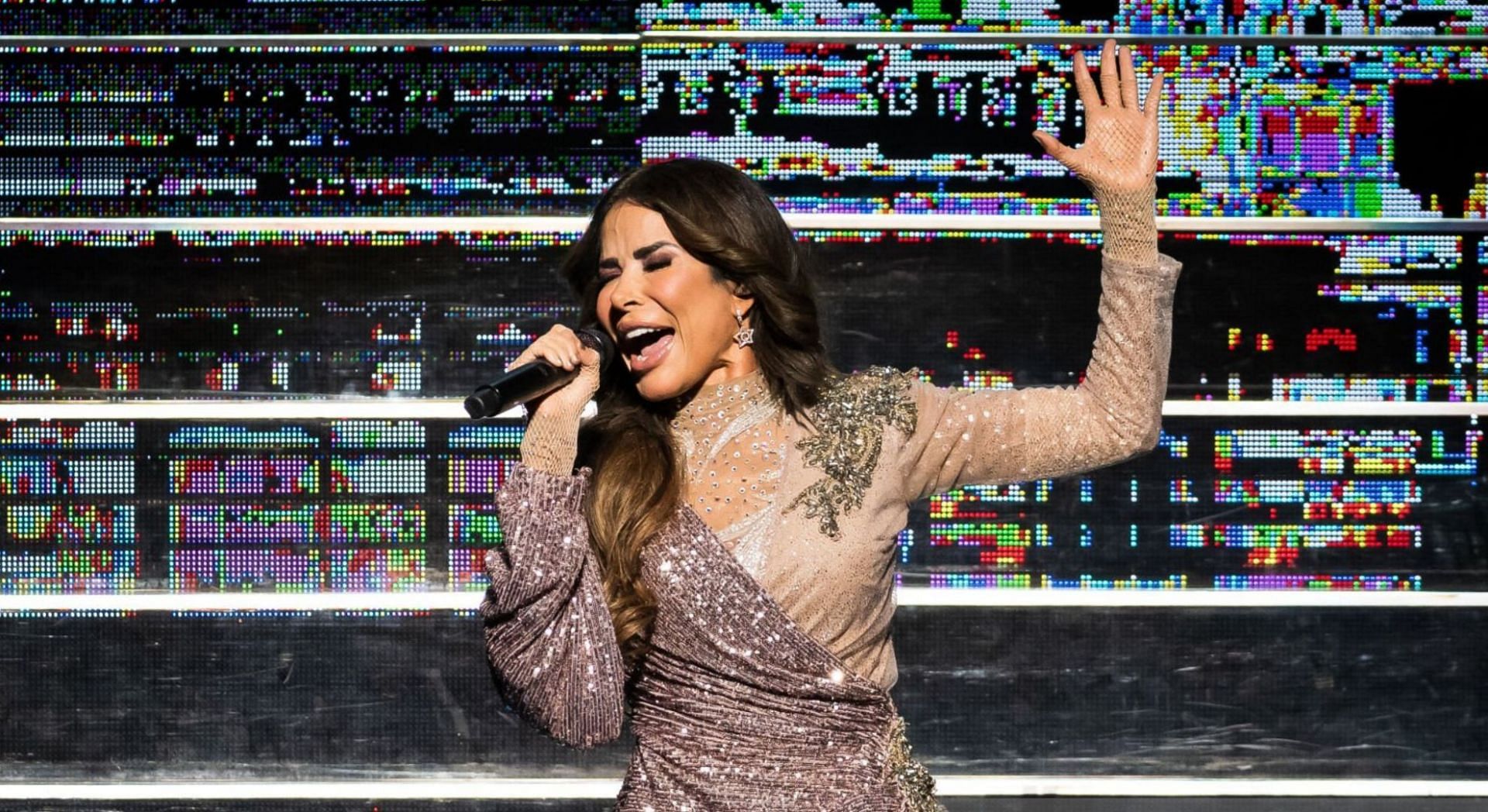 Mexican pop singer Gloria Trevi is facing a civil lawsuit over allegations of grooming minors in the 90s (Image via Getty Images)