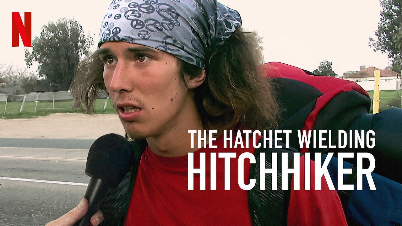 A still from The Hatchet Wielding Hitchhiker. (Photo via Netflix)