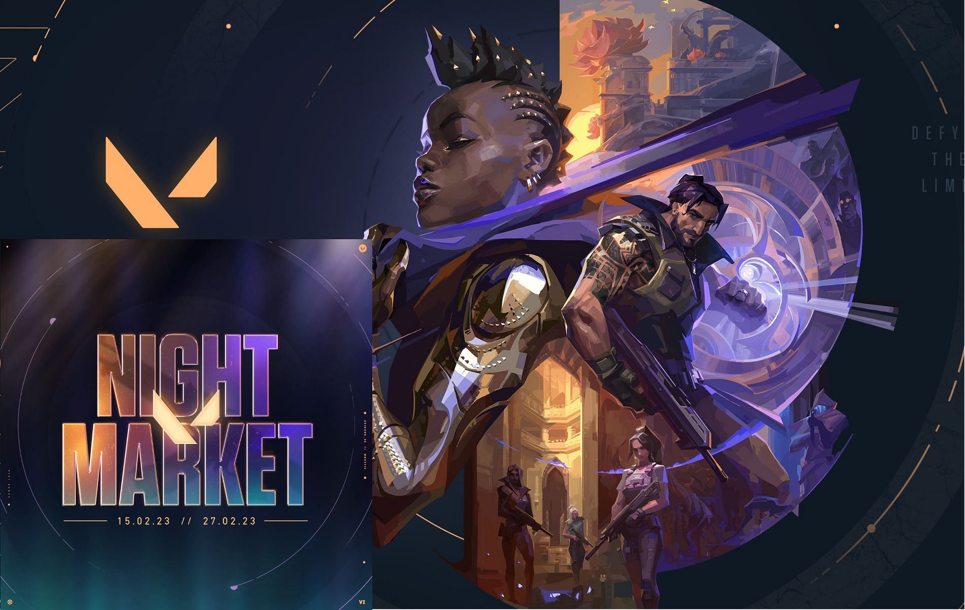 A guide to Valorant Episode 6 Act 1&rsquo;s Night Market (Image via Riot Games)