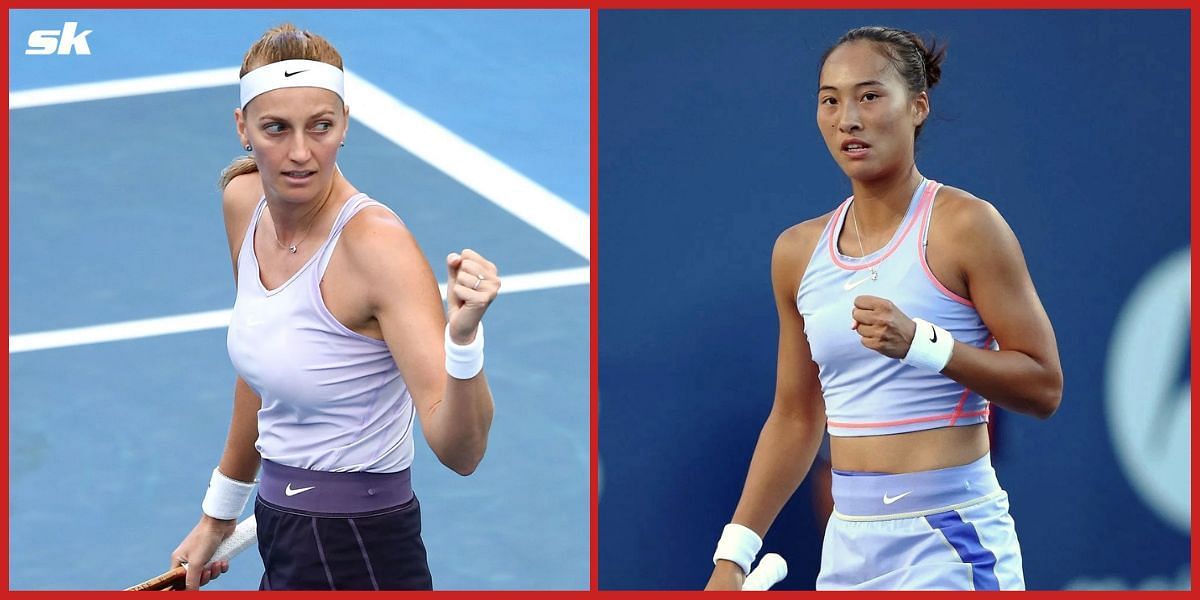 Kvitova and Zheng will battle for a spot in the Adelaide quarterfinals.