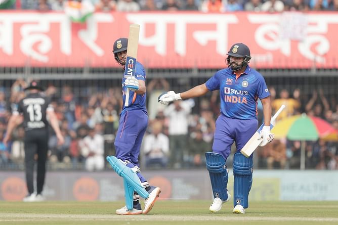Rohit Sharma, Shubman Gill hammer centuries as Team India post 385/9 vs New Zealand in Indore