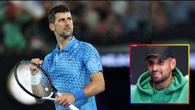"How have I beaten this guy?" - Nick Kyrgios lost for words after seeing Novak Djokovic's level at the 2023 Australian Open