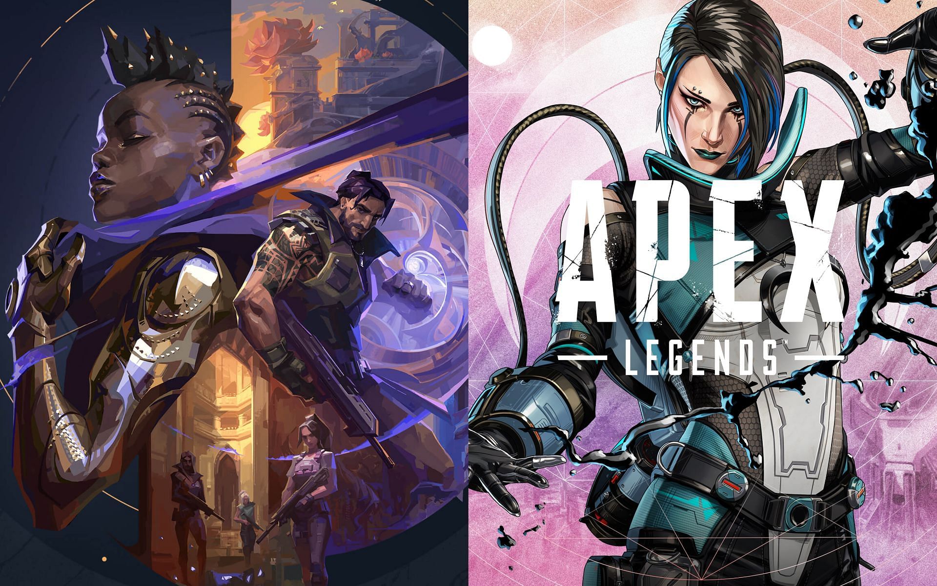 Converting Valorant sensitivity to Apex Legends (Images via Riot Games and EA)