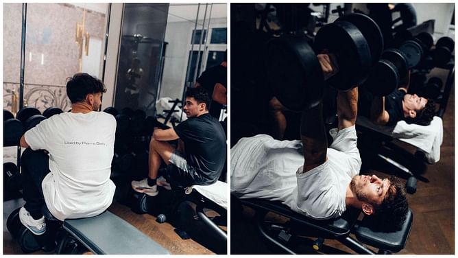 Charles Leclerc and Pierre Gasly break the internet as F1 fans swoon at their workout picture
