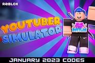 Roblox YouTube Simulator Codes For January 2023 Free Rewards
