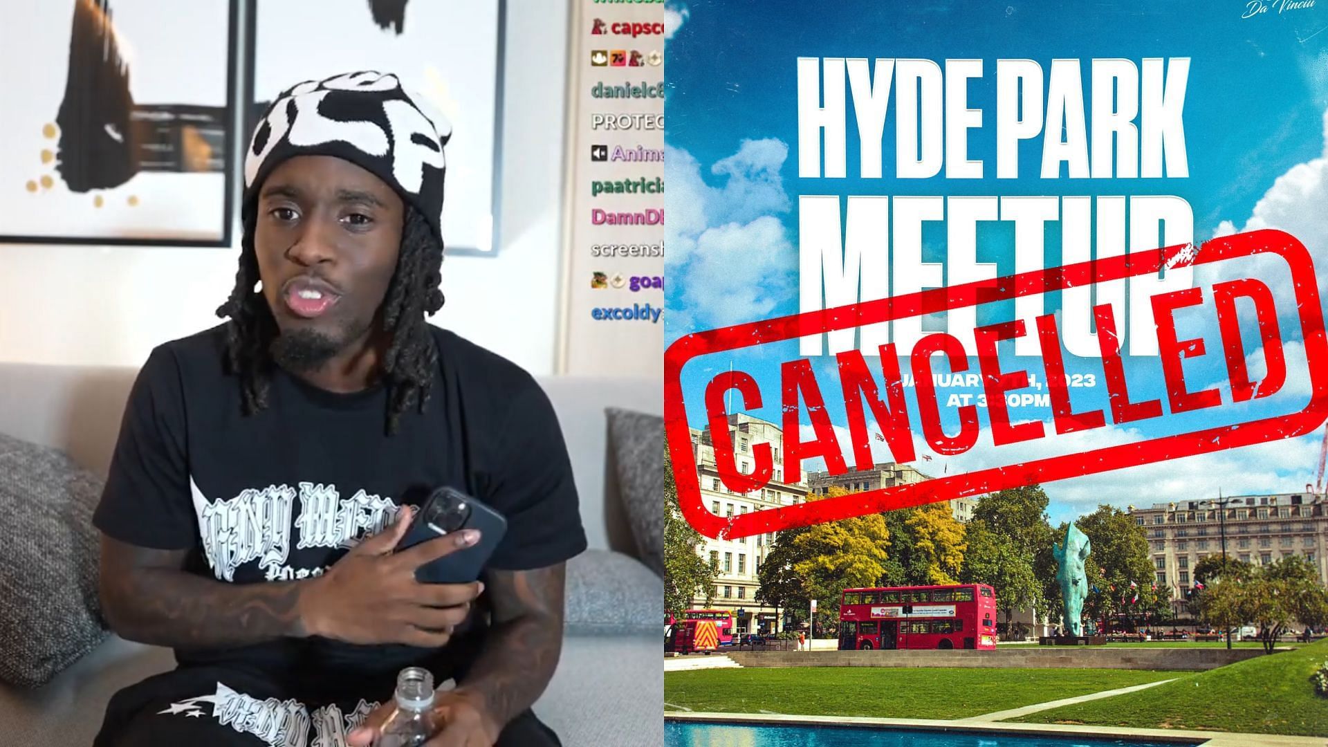 Kai Cenat London meet and greet canceled following sexual assault