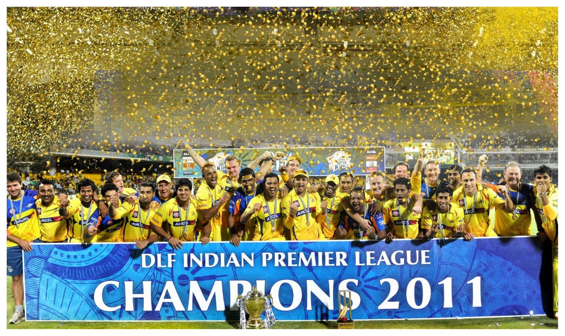 आईपीएल 2011 एडिशन की विजेता चेन्नई सुपरकिंग्स (इमेज - सीएसके)