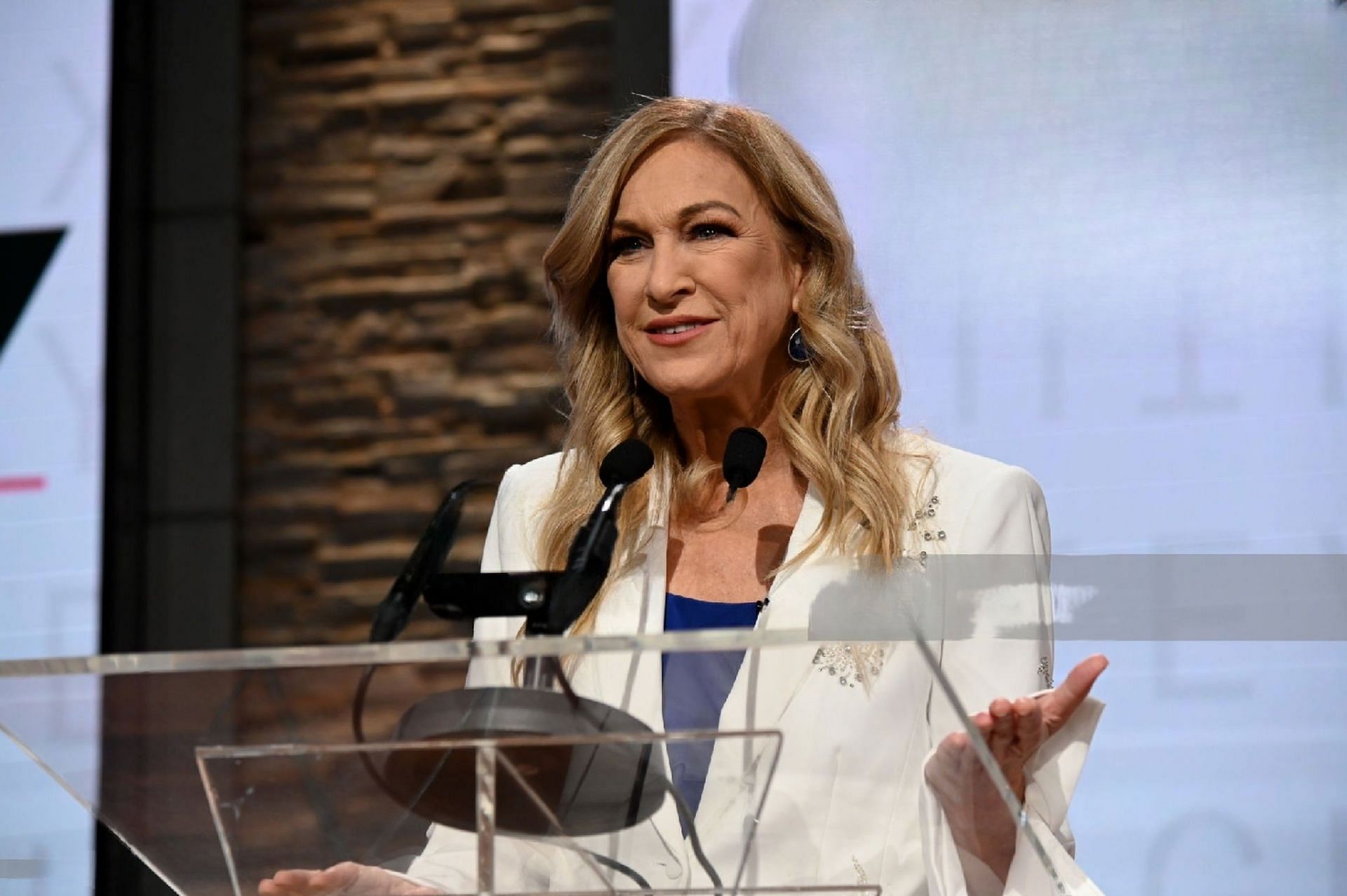 Deborah Dugan at the 2019 Grammy Conference (Image Via Getty)