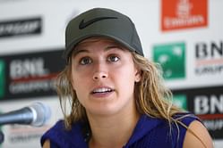 Eugenie Bouchard says she should get the "sister of the year award" after making a late-night airport trip for her brother