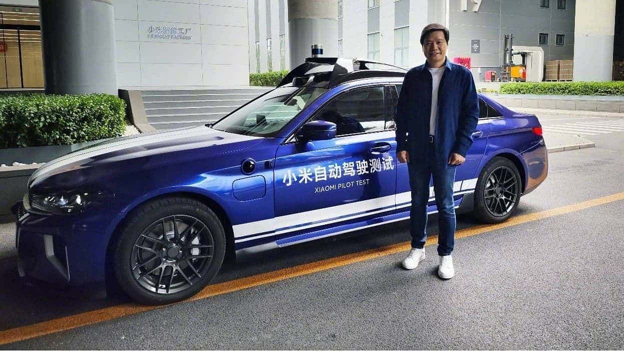 A prototype of the upcoming EV from Xiaomi (Image via Gizchina)