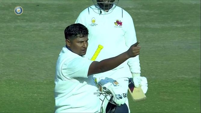 Ranji Trophy 2022-23: [WATCH] Sarfaraz Khan dedicates his latest century to Sidhu Moosewala