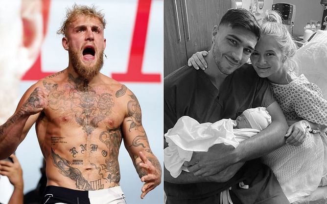 Jake Paul doesn't let Tommy Fury off the hook even on the official announcement about the birth of his daughter