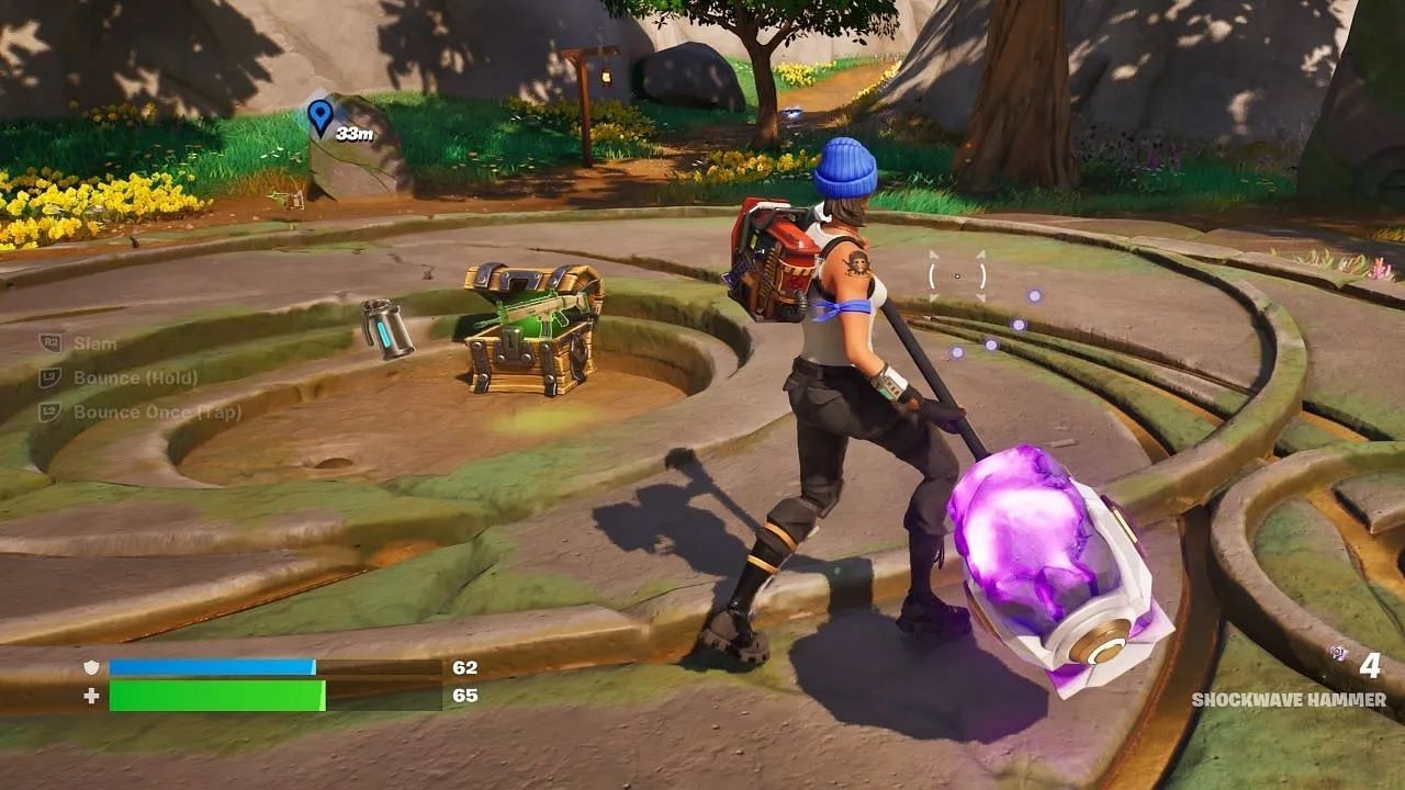 Shockwave Hammer is arguably the best item in Fortnite Chapter 4 Season 1 (Image via Epic Games)