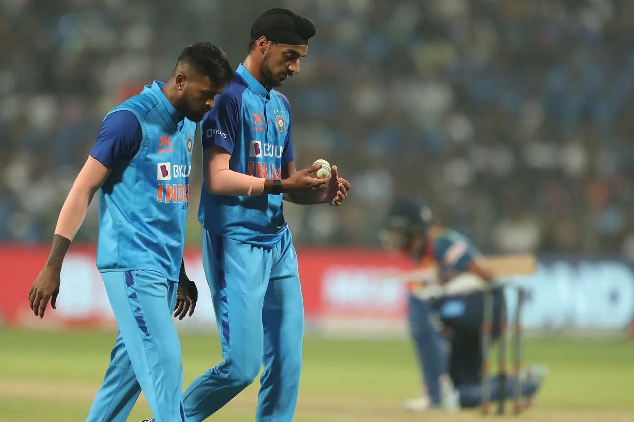 Hardik Pandya criticized Arshdeep Singh at the post-match presentation. [P/C: BCCI]