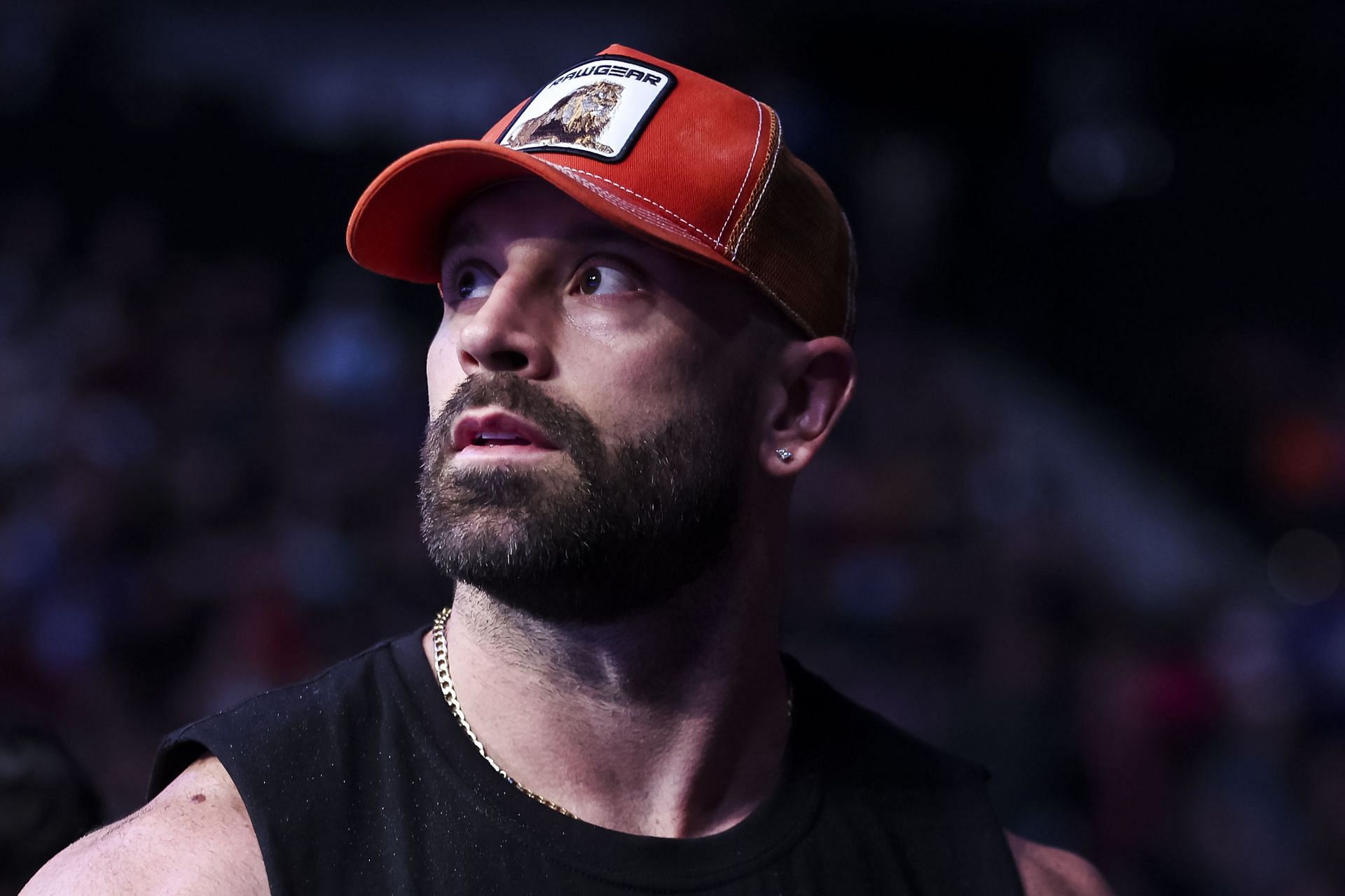 UFC 273: Volkanovski v The Korean: Bradley Martyn is seen in attendance during the UFC 273 event at VyStar Veterans Memorial Arena on April 09, 2022, in Jacksonville, Florida. (Photo by James Gilbert/Getty Images)