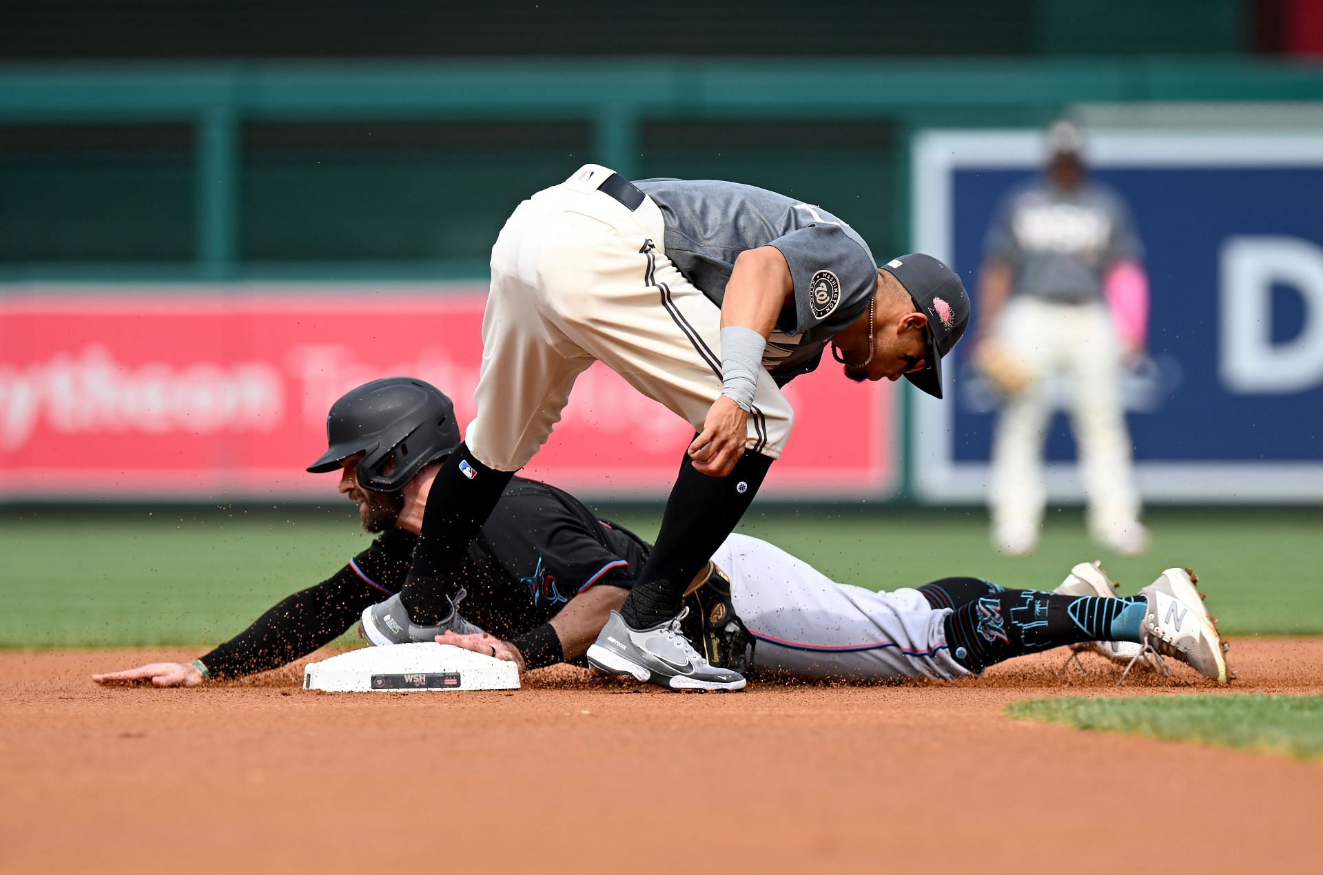 Miami Marlins and Washington Nationals fought for last place