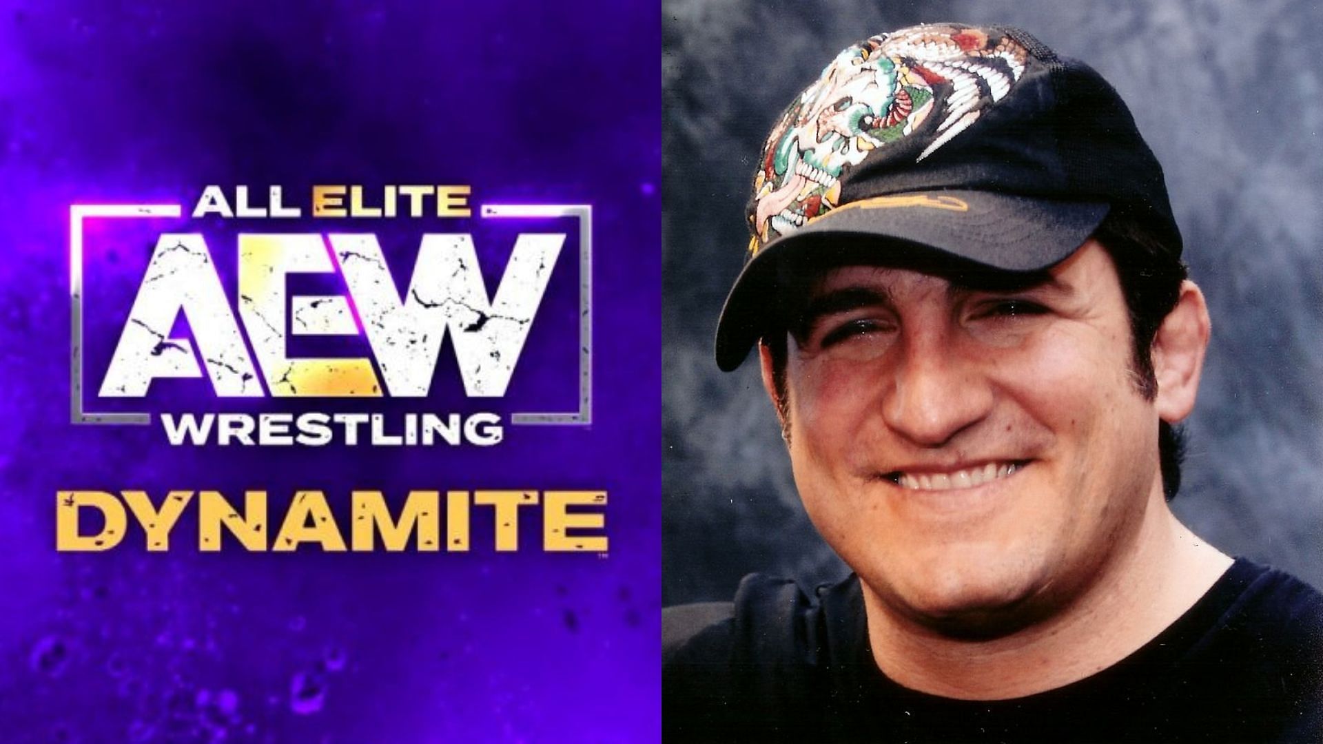 AEW Dynamite logo (left), Disco Inferno (right)