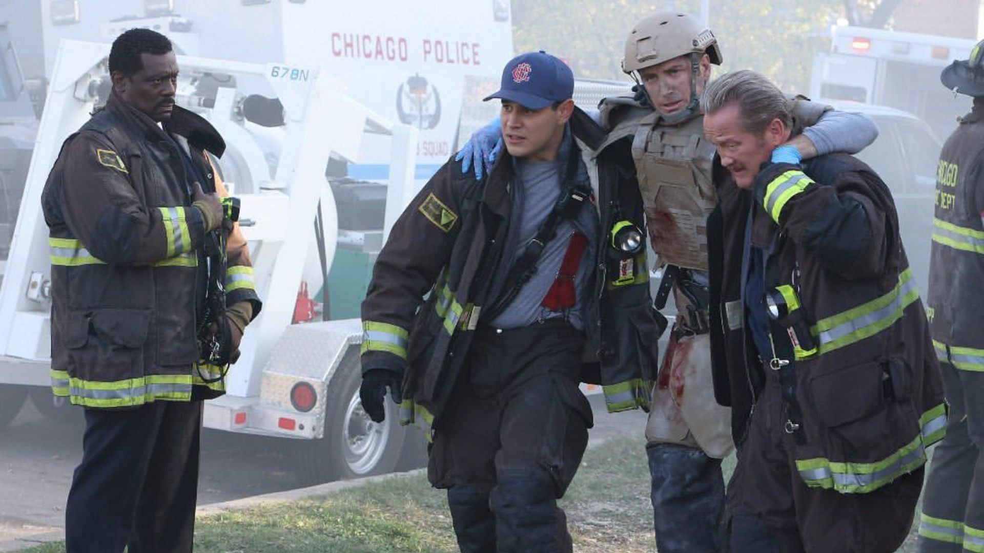 A still from Chicago Fire (Image Via nbconechicago/Instagram)