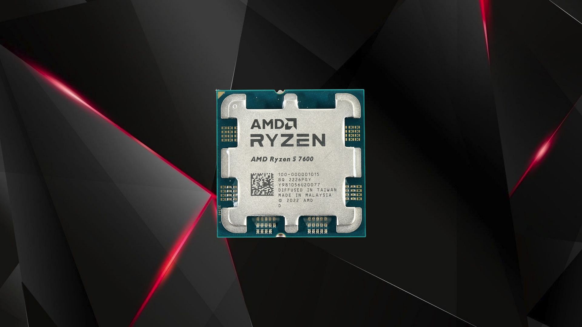 AMD Ryzen 5 7600 compared to 5600 (Image via AMD, WallpaperAccess)