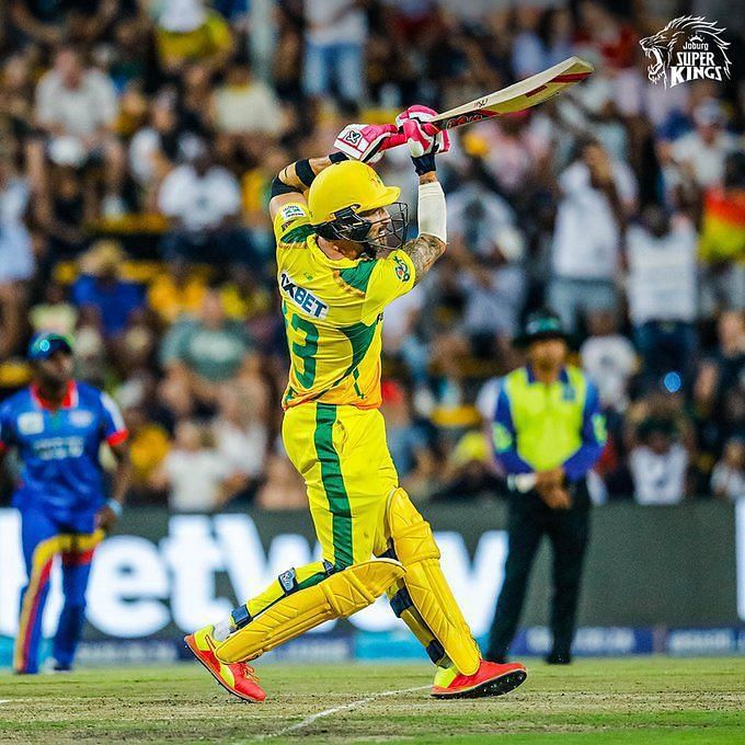 All He Needed Was That Yellow Jersey Fans React As Faf Du Plessis Stunning Century Powers 9720