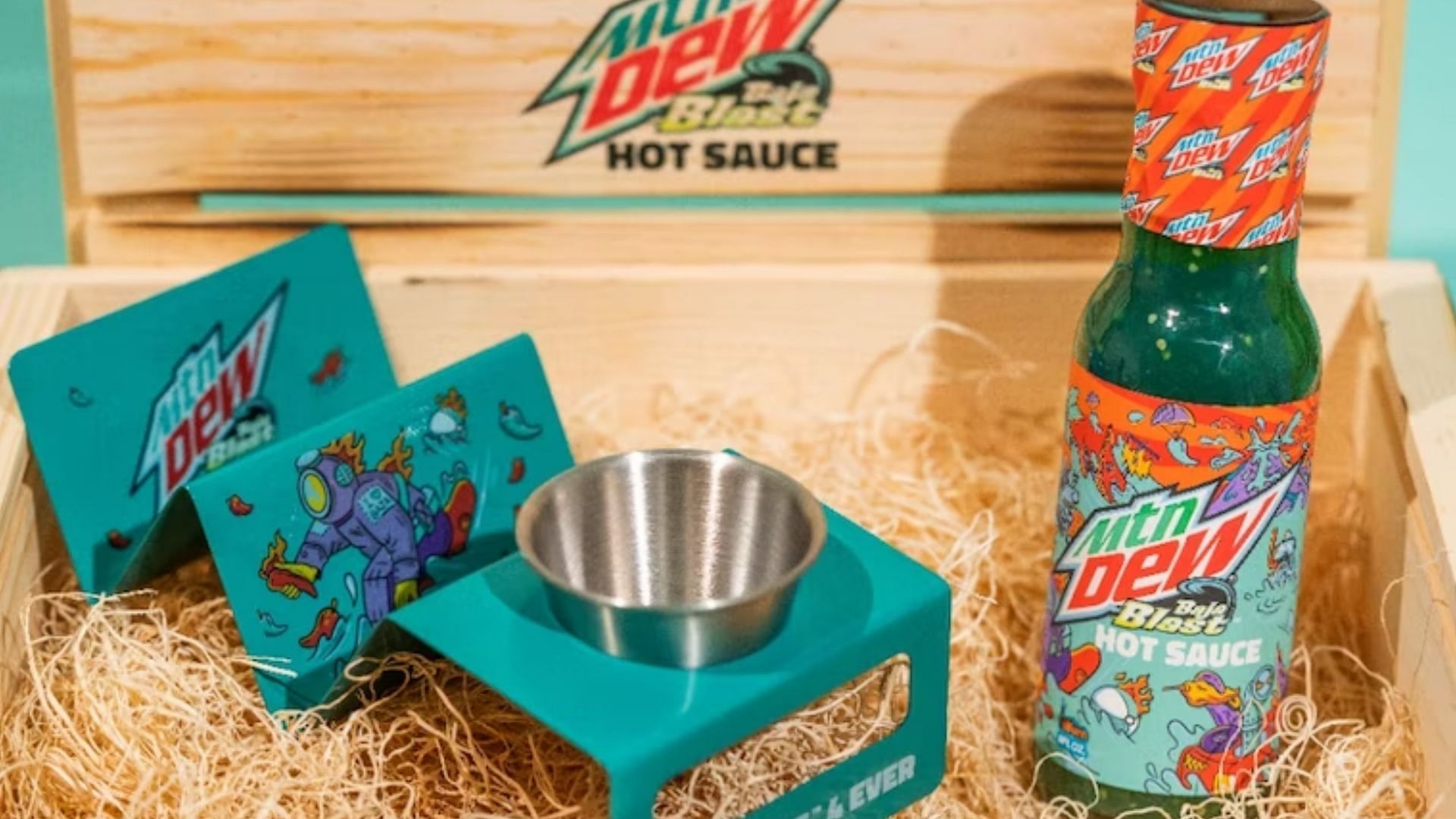 Enter the sweepstakes at the earliest to try your luck on getting the new Mountain Dew Baja Blast Hot sauce (Image via Mountain Dew)