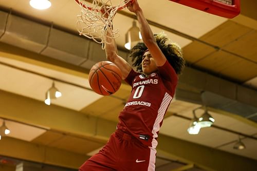 Arkansas Razorbacks freshman guard Anthony Black