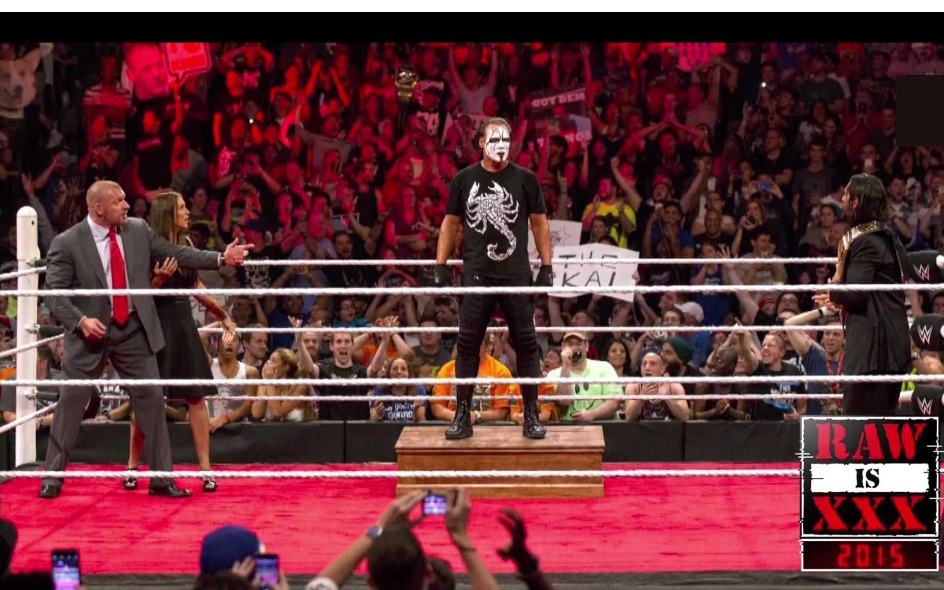 Sting&#039;s legendary WWE appearance was featured on RAW is XXX