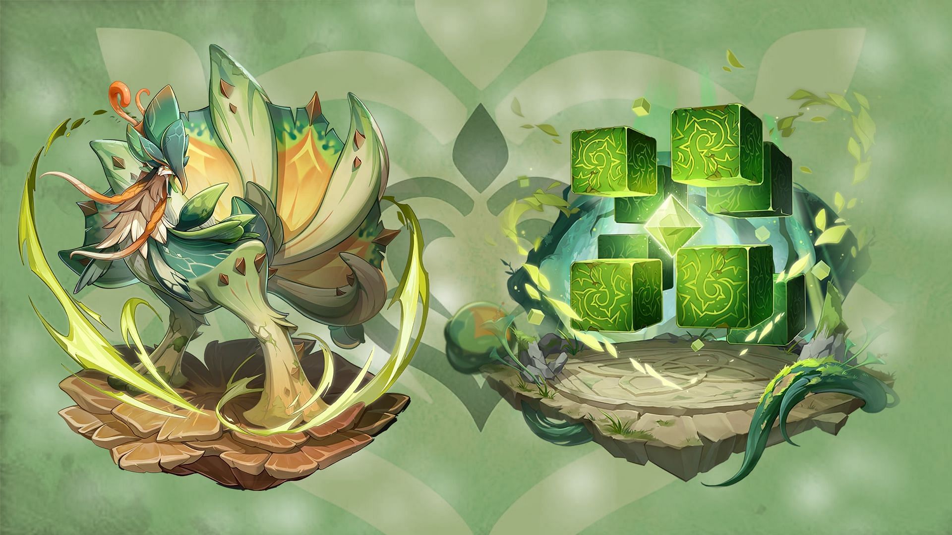 These are the two bosses that drop the Nagadus Emerald items (Image via HoYoverse)