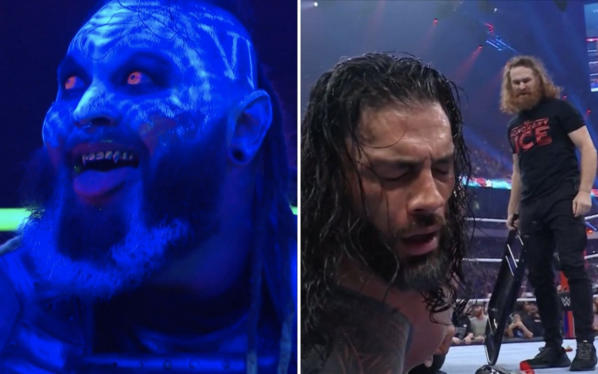 Bray Wyatt with a stunning new look; Sami Zayn stunned Roman Reigns